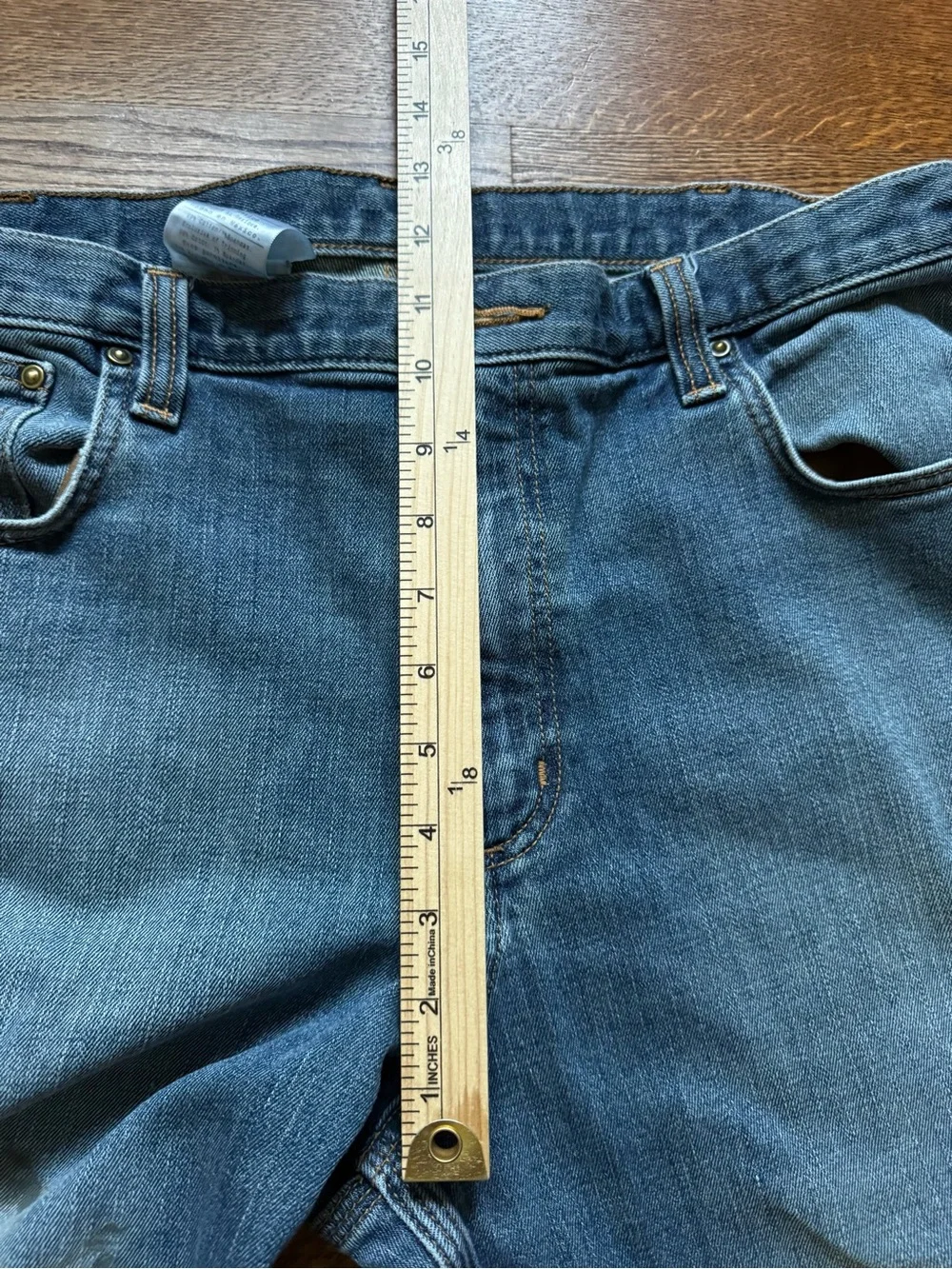 Carhartt Men’s 38x32 Blue Denim Utility Carpenter Work Jeans